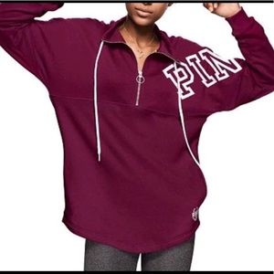 NWT PINK QUARTER ZIP PULLOVER🔴🎁🎁